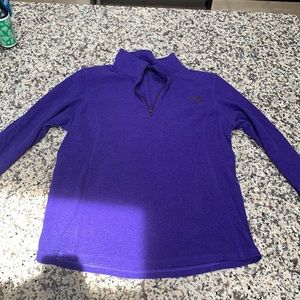 North face fleece quarter zip